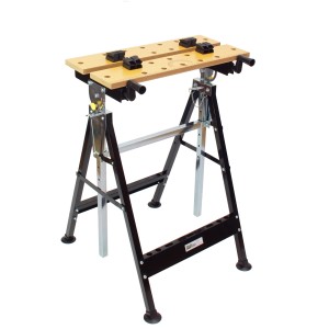 Klappbare TRUTZHOLM Werkbank, 100 kg Traglast, höhenverstellbar, ideal für Werkstatt & Hobby.