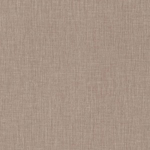 Einfarbige Vliestapete in Beige-Braun mit Leinenoptik für Wohn- und Schlafzimmer.