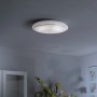 Weiße LED Deckenleuchte Lolasmart-Jupi mit Sternenhimmel-Optik, App-steuerbar, Ø 59 cm.