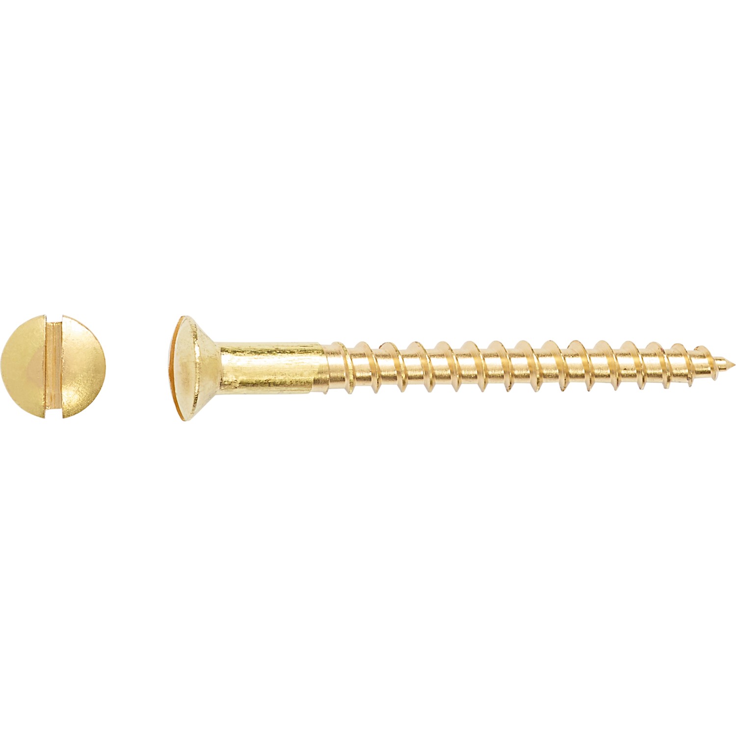 Linsensenkkopf Holzschraube Schlitz-Antrieb Ø 3,5 mm x 40 mm 20 Stück