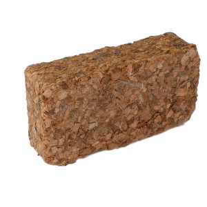 Kokosfaser-Chips Ziegel, grober Terrarium-Bodengrund (ergibt 5 Liter).