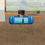 4rain Zisterne Set Flat M 3.000 l: Erdtank mit Pumpe, Filter und Wassersteckdose für Gartenbewässerung.