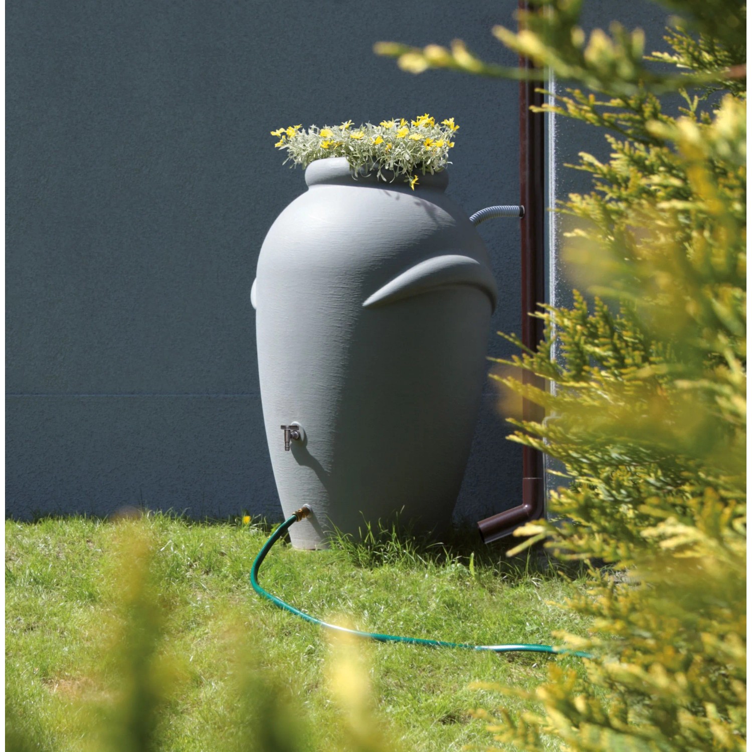 Waterform Regentonne Aquacan 360 l Grau