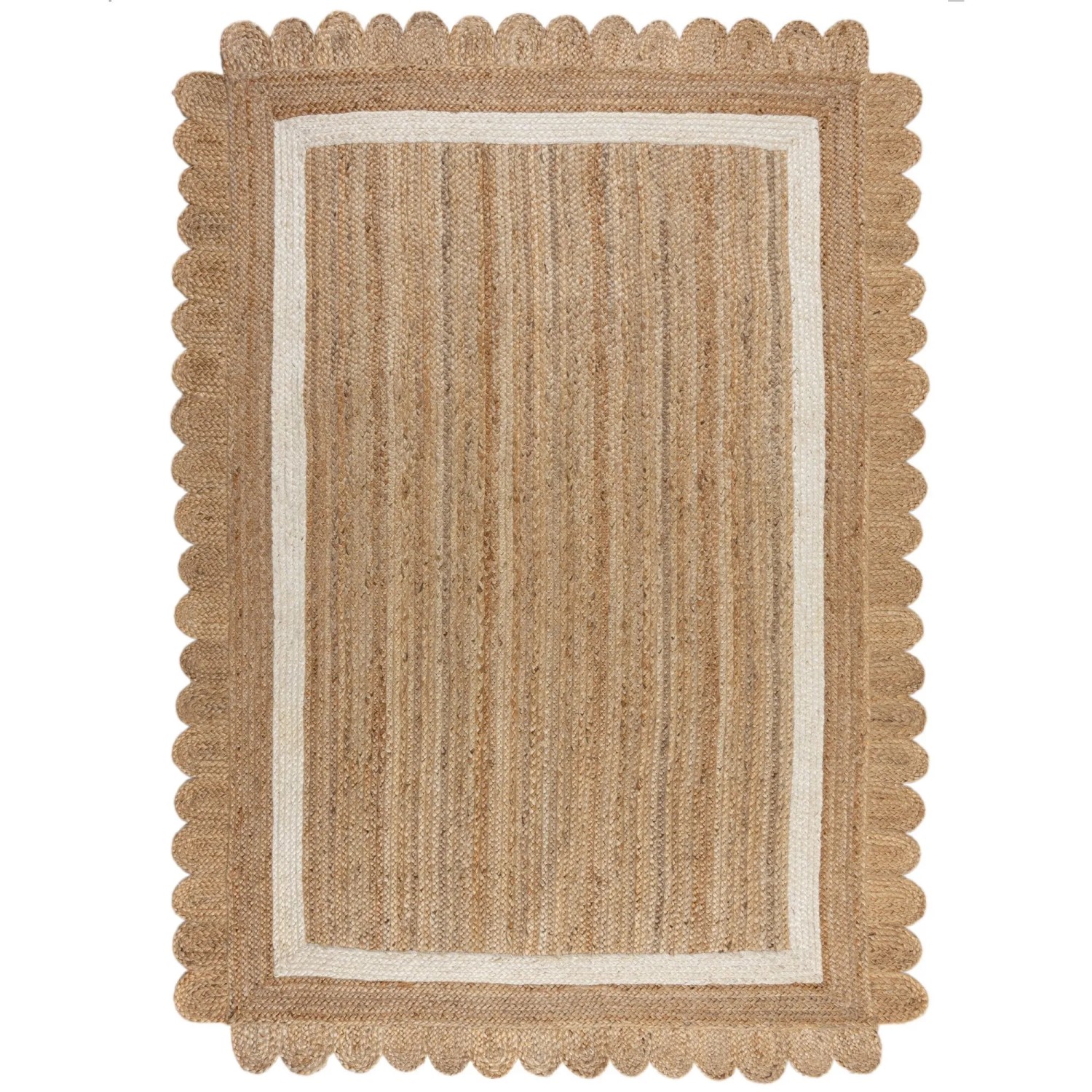 Flair Rugs Kurzflorteppich Grace 200 cm x 290 cm Naturweiß