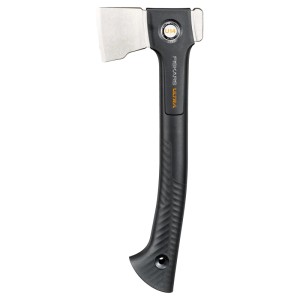 Fiskars Universalaxt U14, Ultra Orange-Schwarz, Axt mit ergonomischem Griff.