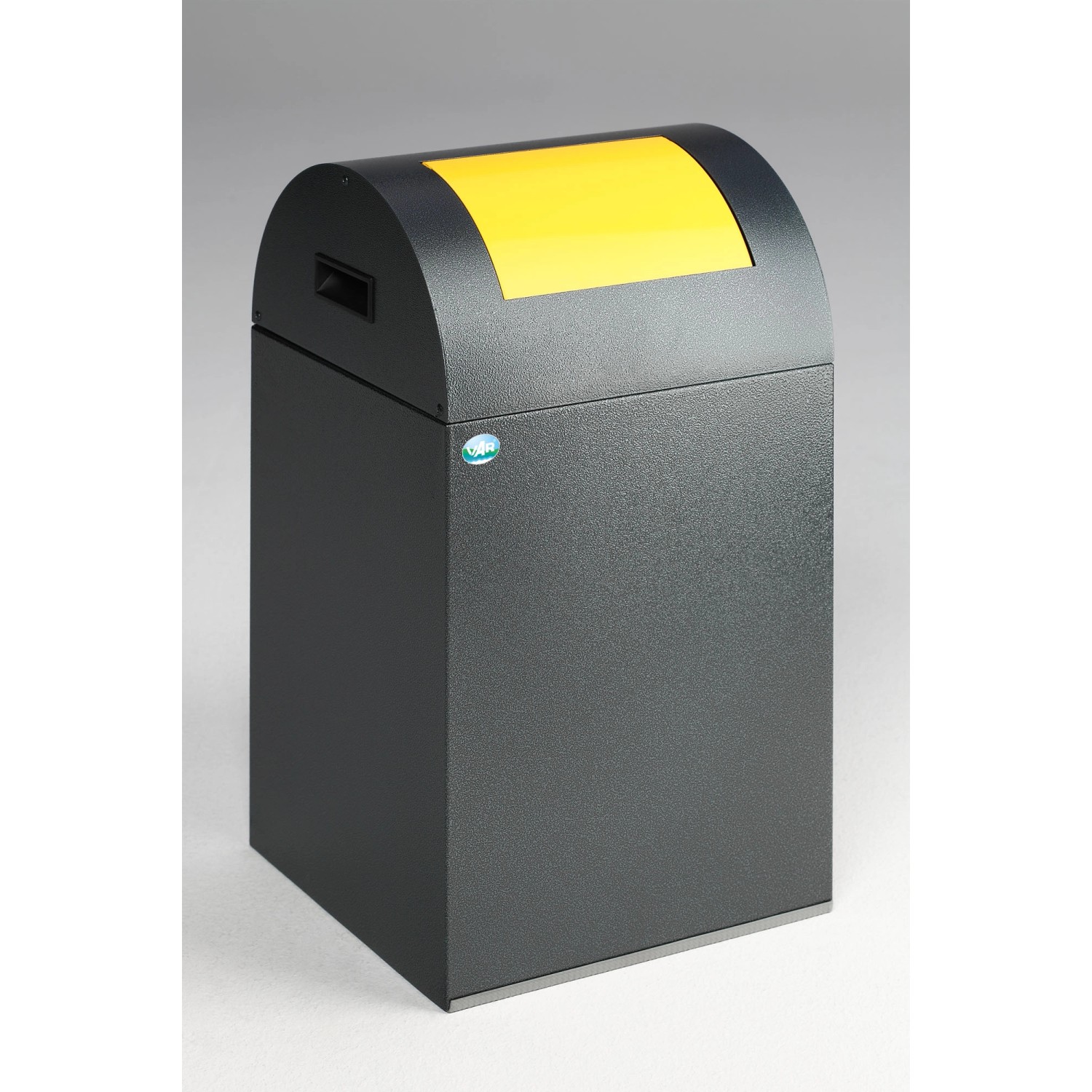 PROREGAL Selbstlöschender Wertstoffsammler Rund Mit Einwurfklappe 43 Liter günstig online kaufen