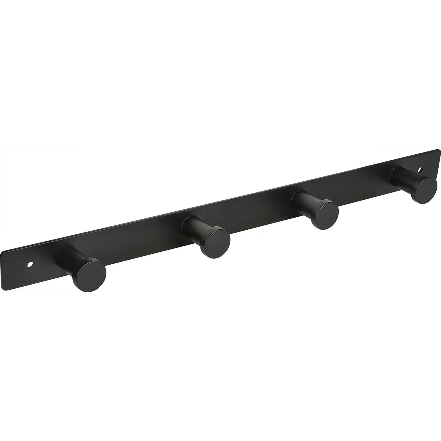 Alles im Griff Garderobenleiste Aino Breite 345 mm mit 4 Kleiderhaken Schwarz Matt