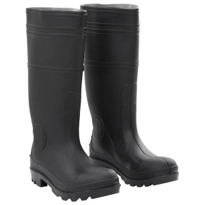 vidaXL Gummistiefel Schwarz Größe 39 PVC 137588