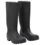 vidaXL Gummistiefel Schwarz Größe 39 PVC 137588