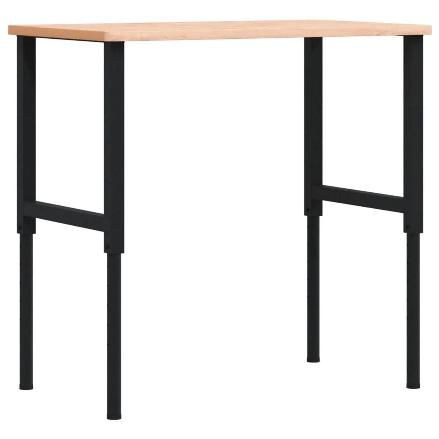 vidaXL Werkbank 100x60x71,5-98 cm Massivholz Buche Rechteckig 3309682