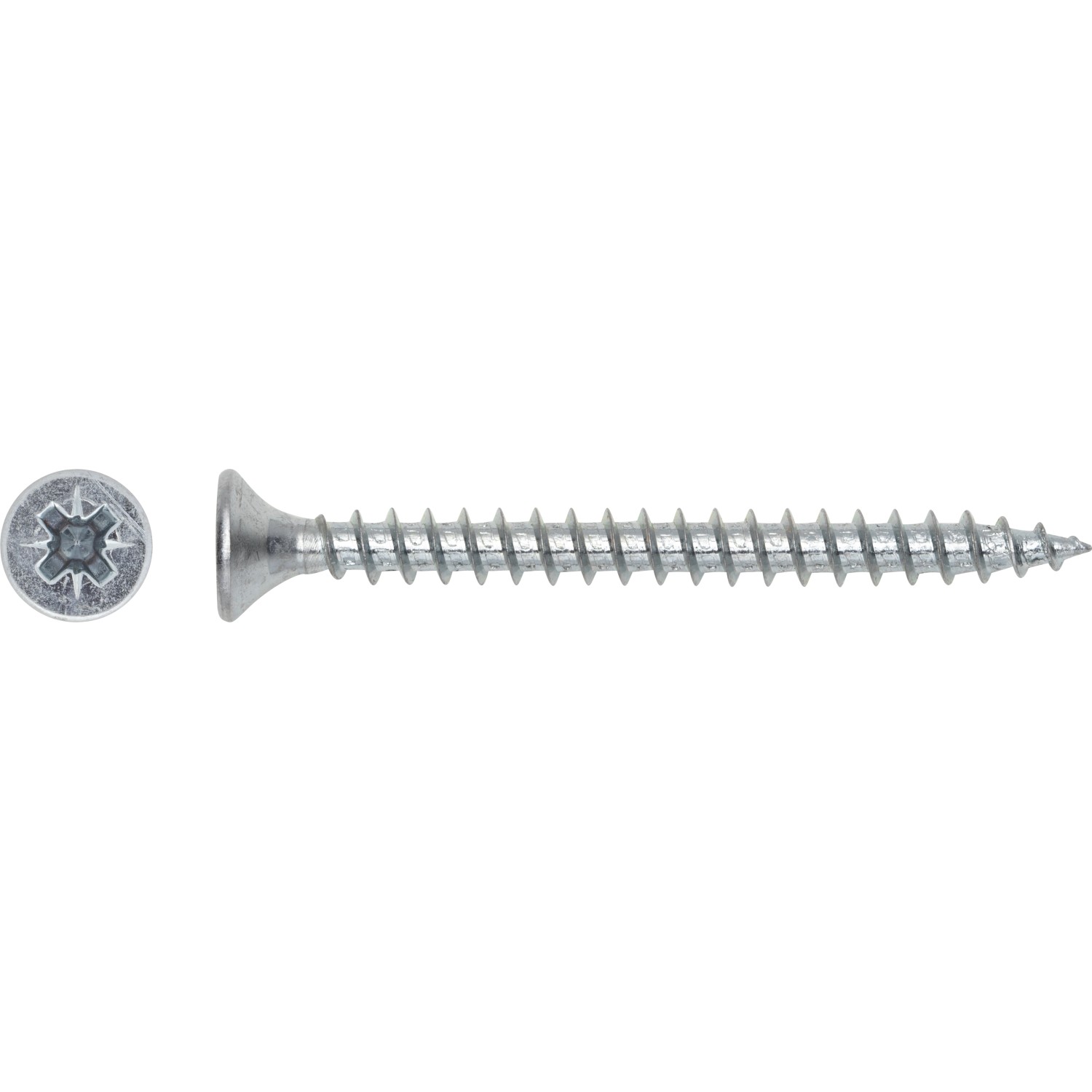 Senkkopf Spanplattenschraube PZ-Antrieb Ø 4 mm x 35 mm 25 Stück
