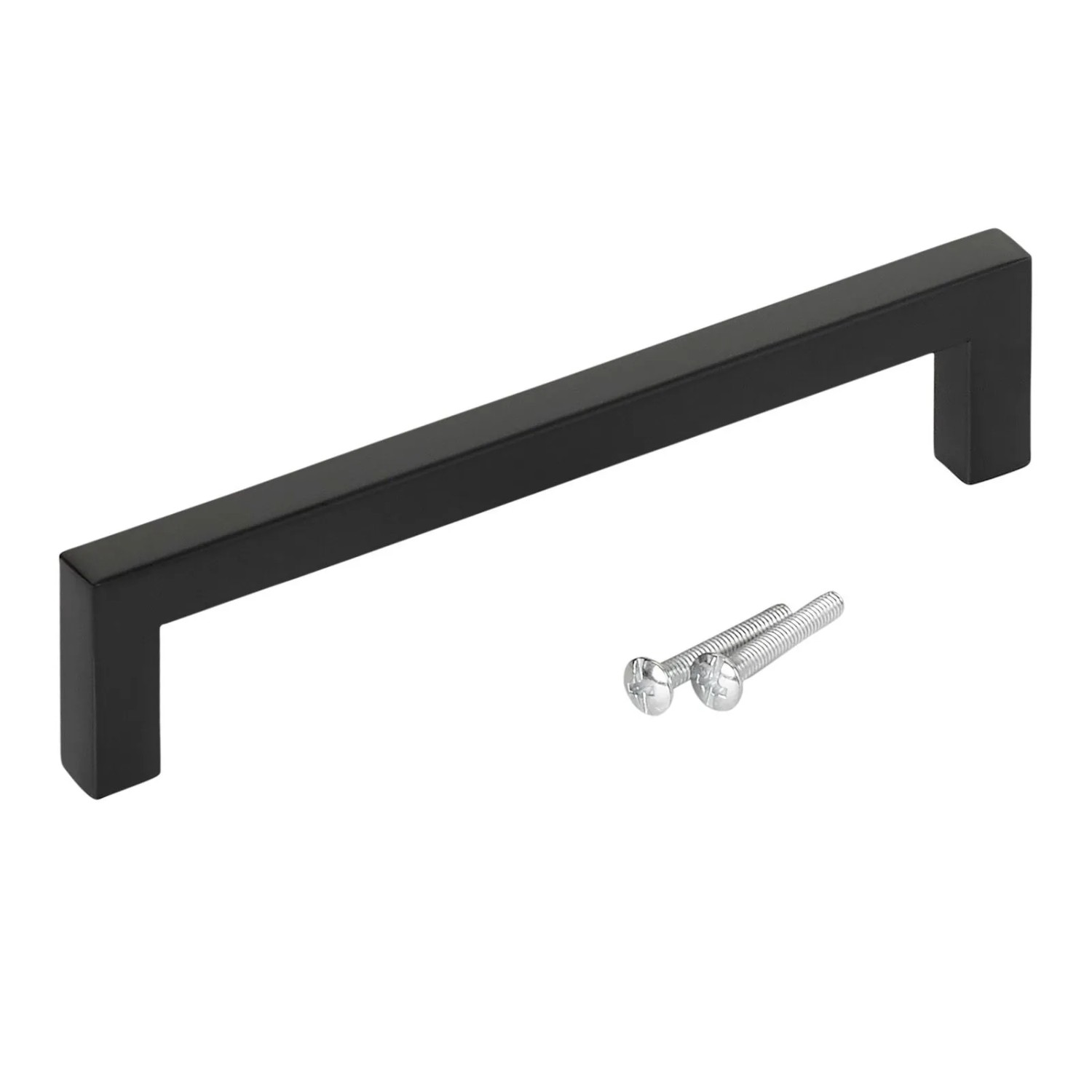 SOTECH Stangengriff E8 BA 128 mm Echt Edelstahl SS201 Schwarz