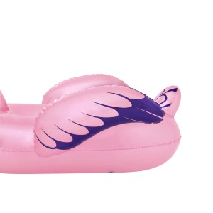 Bestway Schwimmtier Luxury Flamingo, rosa Luftmatratze in Flamingoform mit Flügeln.