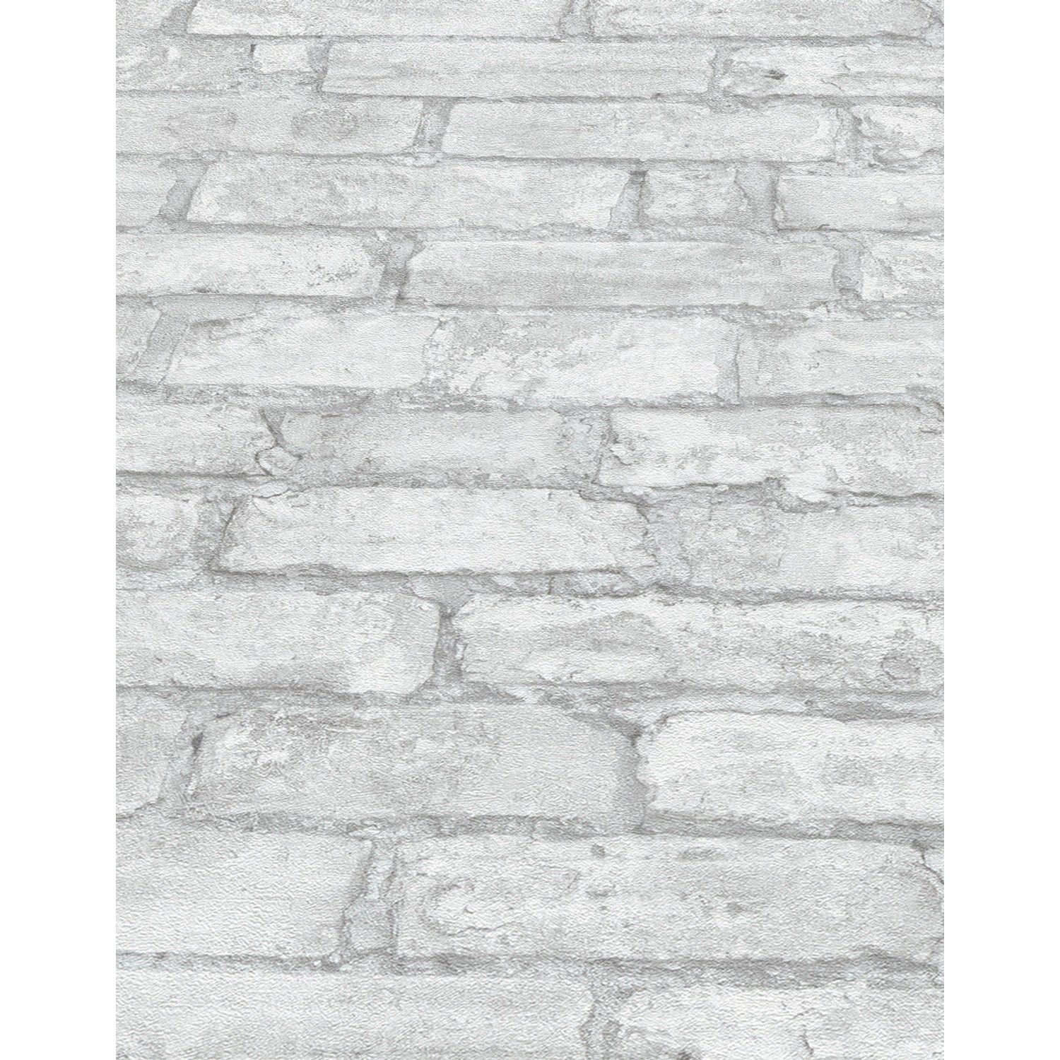 Erismann Vliestapete Imitations 2 in Steinoptik Grau, detailreiche Mauerstruktur.