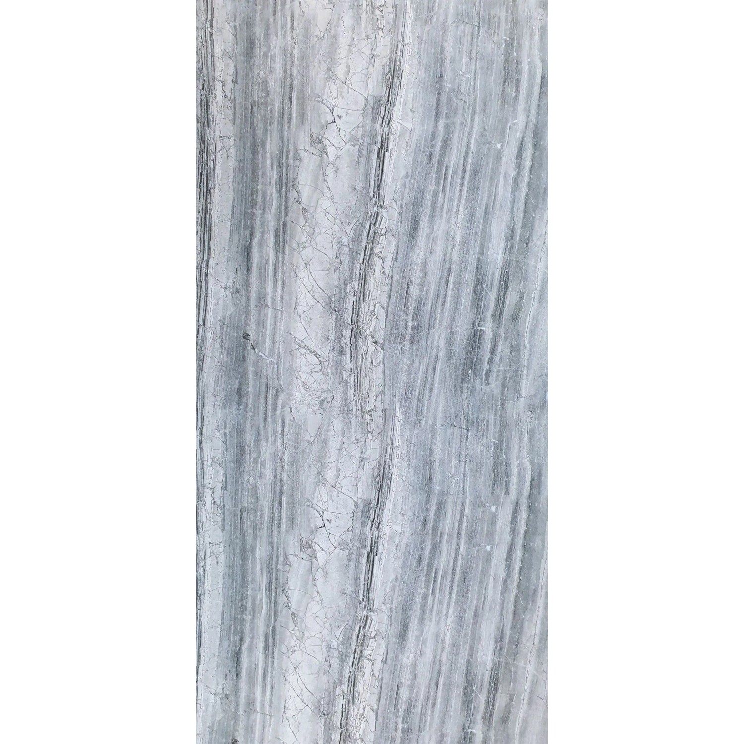 Aluverbund24 PVC Wandpaneele Duschrückwand Küchenrückwand Titan Grey Hochglanz 122x244cm