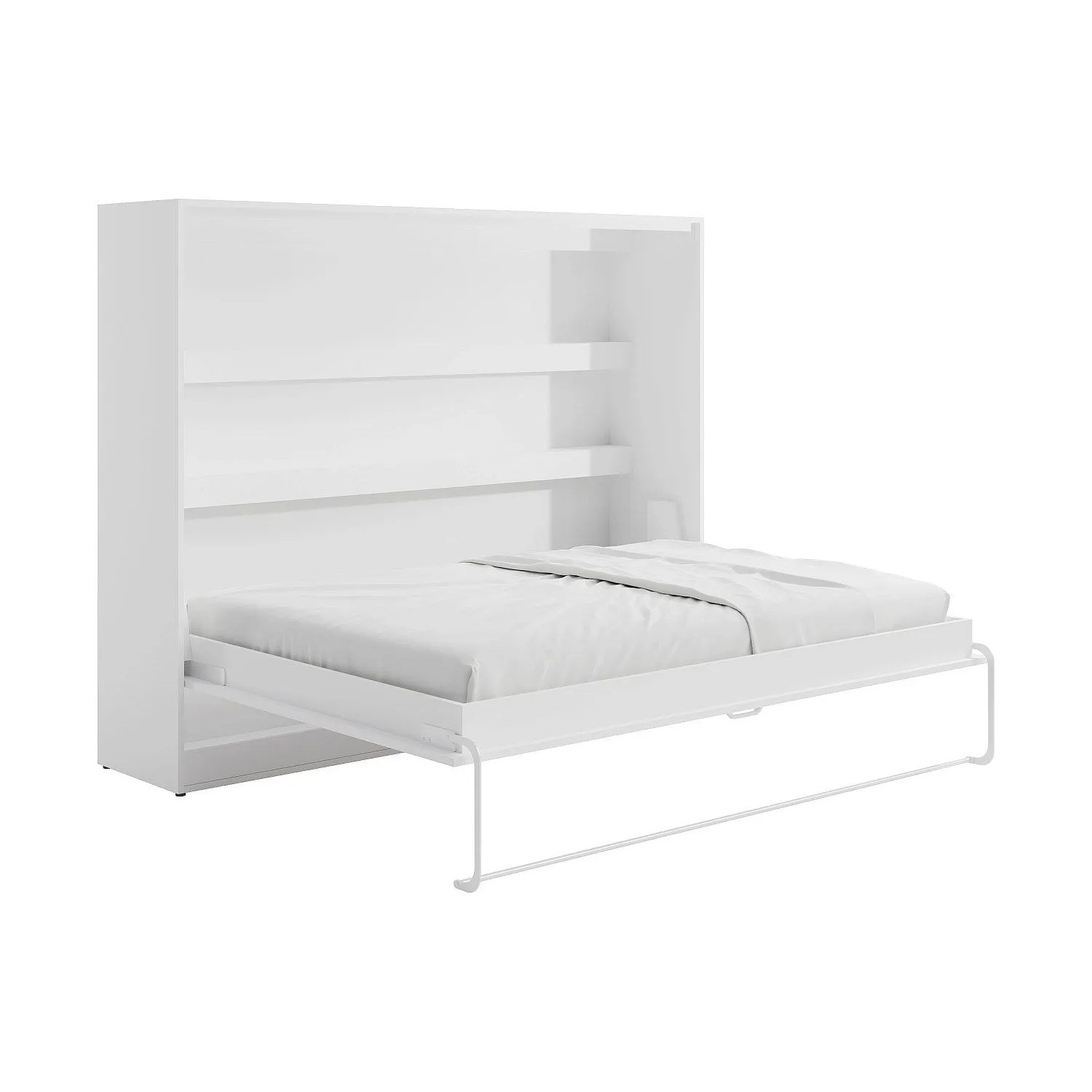 Vente-unique Schrankbett Rapili Weiß 219 cm