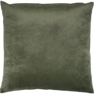 Dunkelgrünes Kissen „Dark Wonder“, 45x45 cm, aus Polyester. Dekokissen für Wohnzimmer und Schlafzimmer.