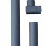 Halls Fallrohr-Set (57 cm) für Popular Gewächshäuser, bestehend aus Rohr, Halterung und Zubehör.