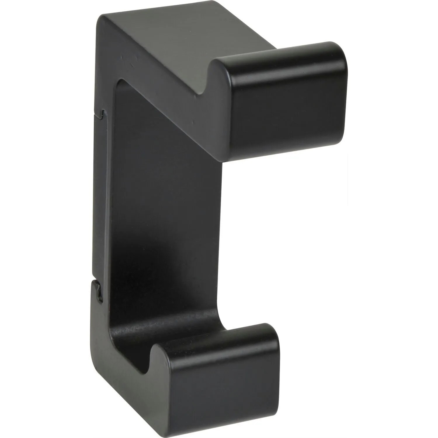 Technik Team Kleiderhaken Bodon Zweifach Höhe 90 mm Zinkdruckguss Schwarz Matt