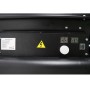 Detailansicht der Tronitechnik Diesel Heizkanone 30kW: Bedienfeld mit digitaler Anzeige und Warnsymbol.