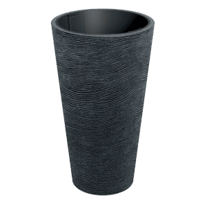 Prosperplast Blumentopf Tubra Schlank Ø 60 cm x 100 cm Anthrazit-Schwarz