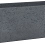 Rechteckiger, anthrazitfarbener Pflanzkübel C-Cube Long 80 cm im Beton-Look von Scheurich.
