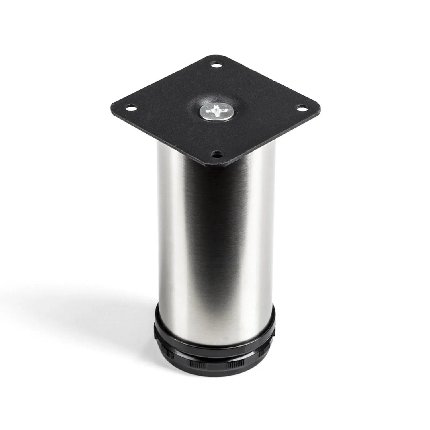 SOTECH 4er Set Möbelfuß JIMMY Ø50 mm Höhe 120 mm Edelstahl Gebürstet