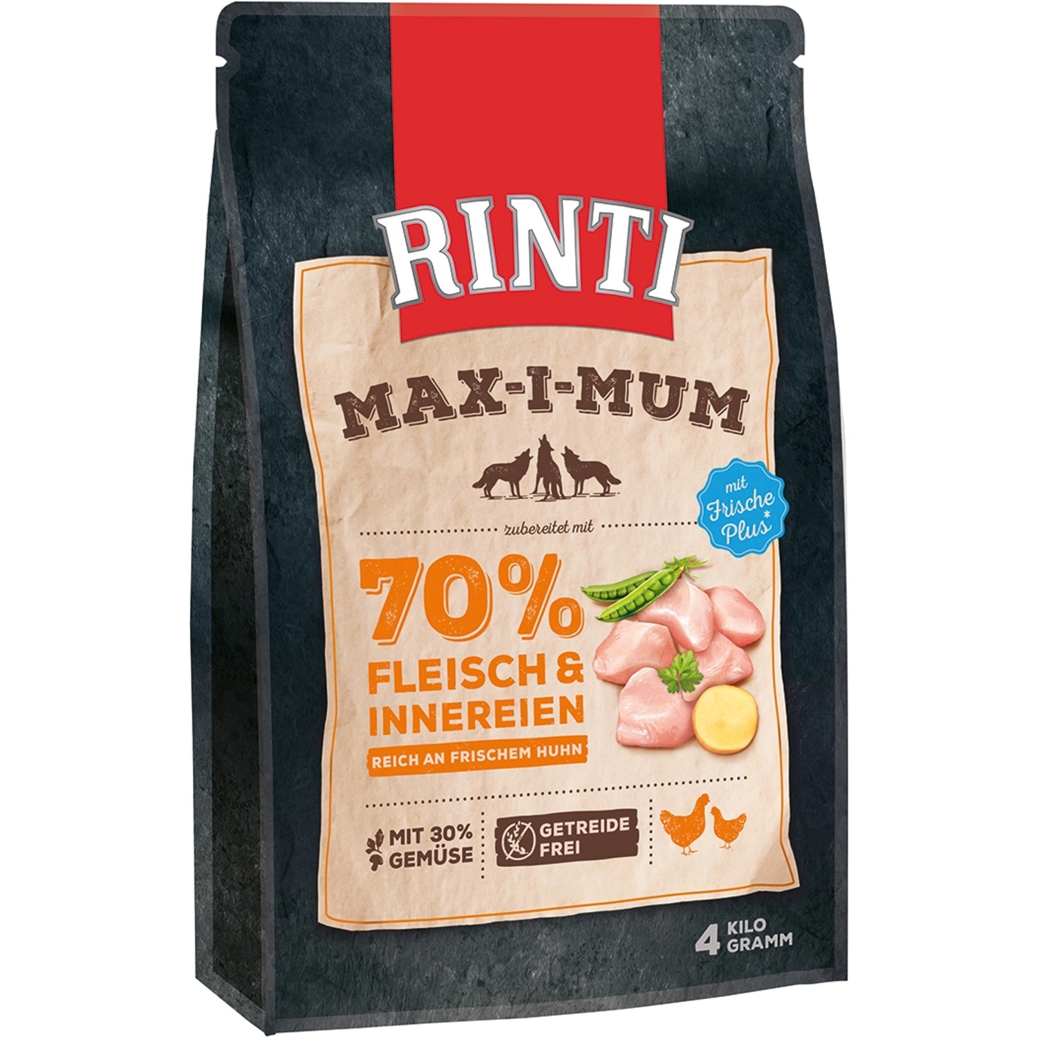 Rinti Hunde-Trockenfutter Max-I-Mum Huhn 4 kg