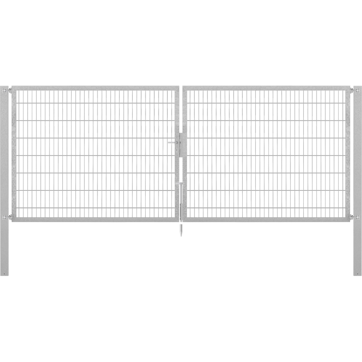 Doppeltor Flexo Plus 400 cm x 180 cm Pfosten 100 cm x 100 cm Feuerverzinkt