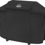 Schwarze Jamestown Wetterschutzhülle für Kane 4 Brenner Gasgrill, schützt vor Wind und Wetter.