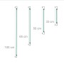 Relaxdays Spanngummi Gummi Grün 12er Set mit Haken 100 cm 65 cm 50 cm 33 cm 0,6 kg_4