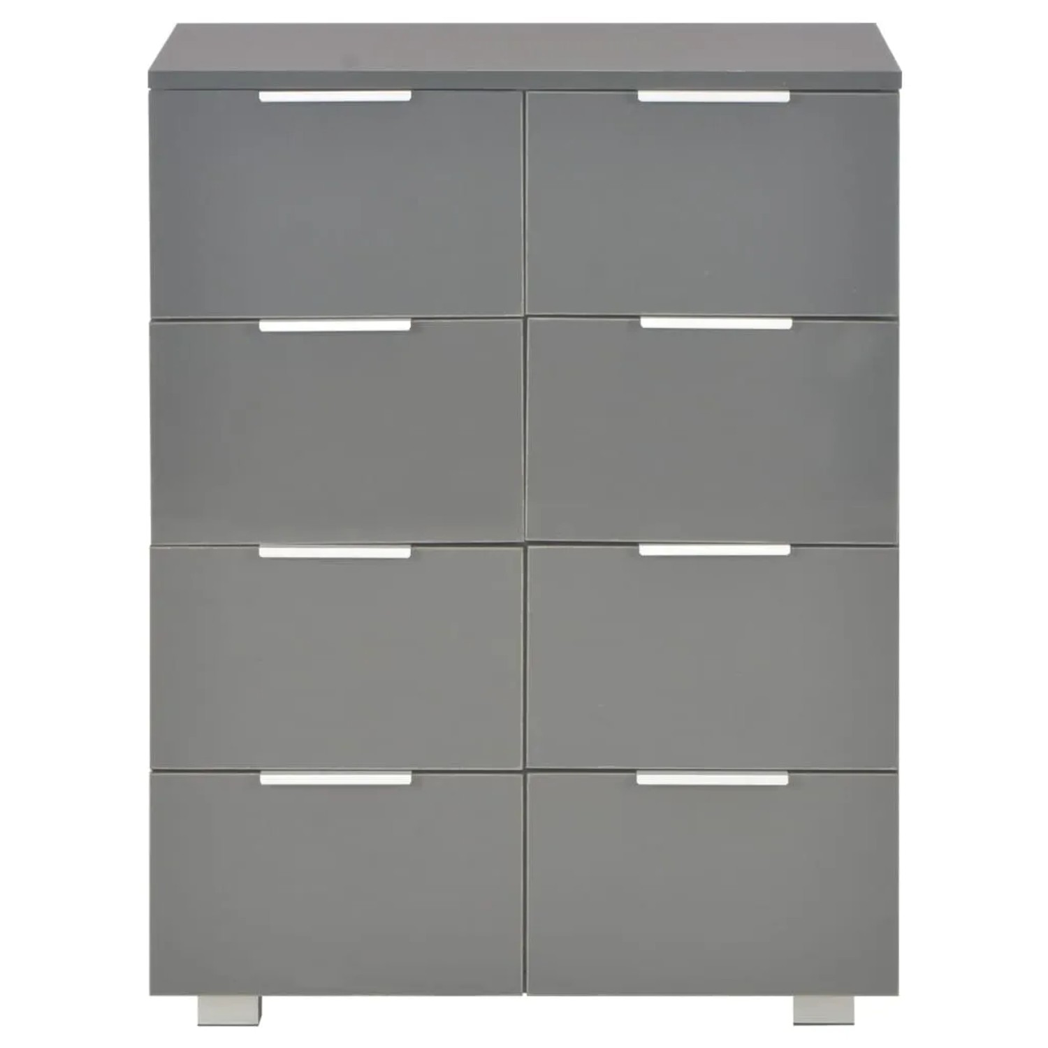 vidaXL Schubladenschrank Hochglanz Grau 60 x 35 x 80 cm Holzwerkstoff kaufen bei OBI