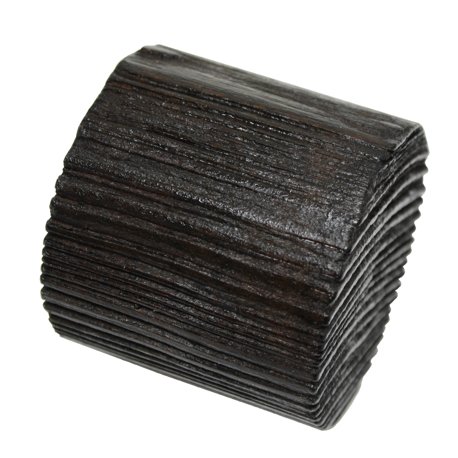 Gardinia Holz-Endkappe Country Ø 25 mm Kolonial gebürstet 2-er Pack