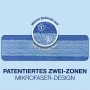 Bona Mikrofaser Reinigungs-Pad mit Zwei-Zonen-Design für optimale Schmutzaufnahme.