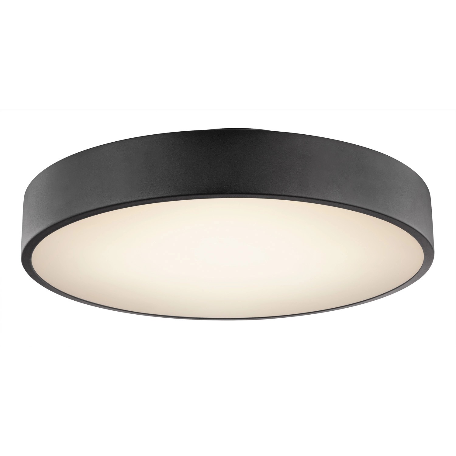 Globo LED-Deckenleuchte Wiss Schwarz Ø 40 cm