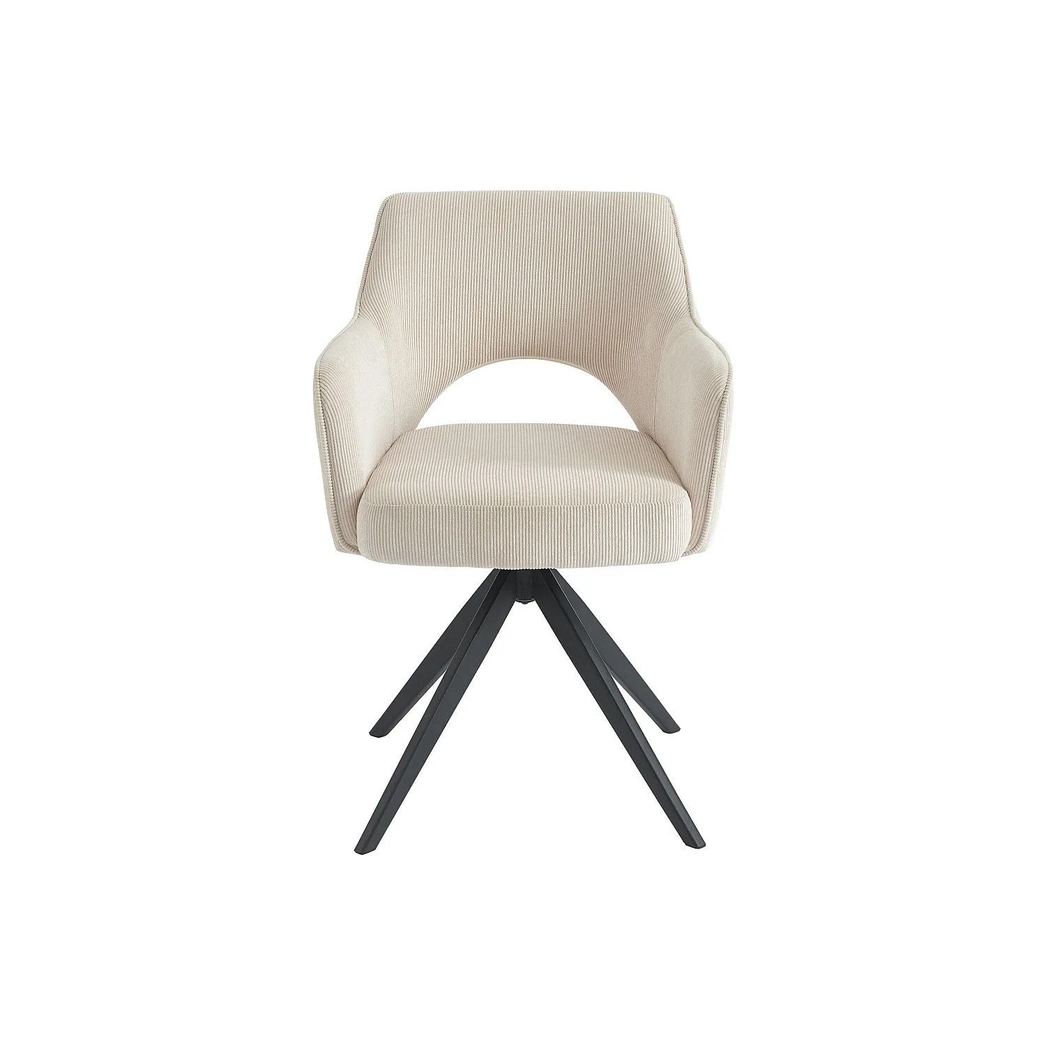 Vente-unique Stuhl Konya Cremefarben 58 cm