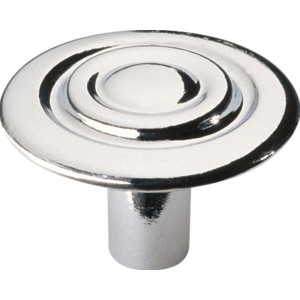 Glänzender Möbelknopf 920 aus Chrom für Schränke und Schubladen.