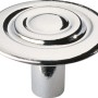 Glänzender Möbelknopf 920 aus Chrom für Schränke und Schubladen.