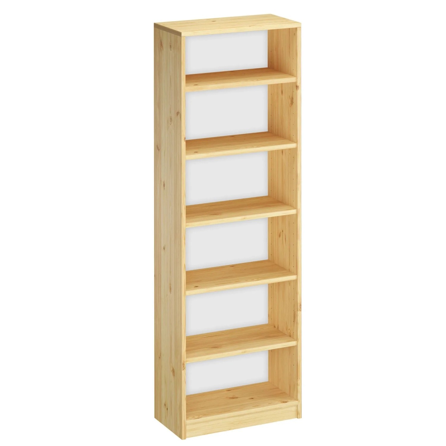 Erst-Holz Bücherregal Verschiedene Farben Kiefer Massivholz 180 cm x 60 cm