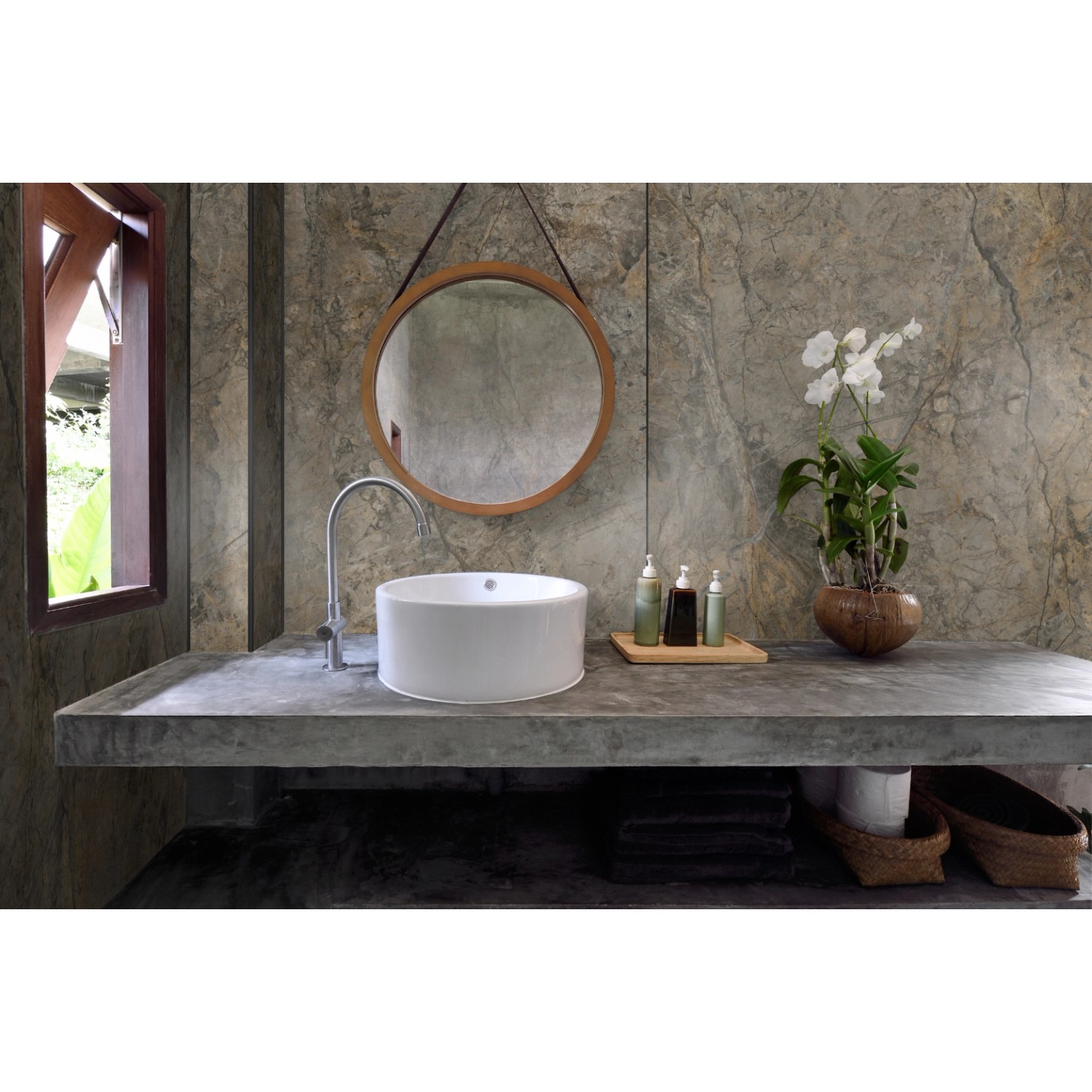 Nordholm Paneel Splash Board Signature 2800 x 1230 x 4 mm Earth