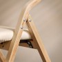 SoBuy Esszimmerstuhl Klappstuhl Küchenstuhl Polsterstuhl mit Lehne Beige FST40-W_9