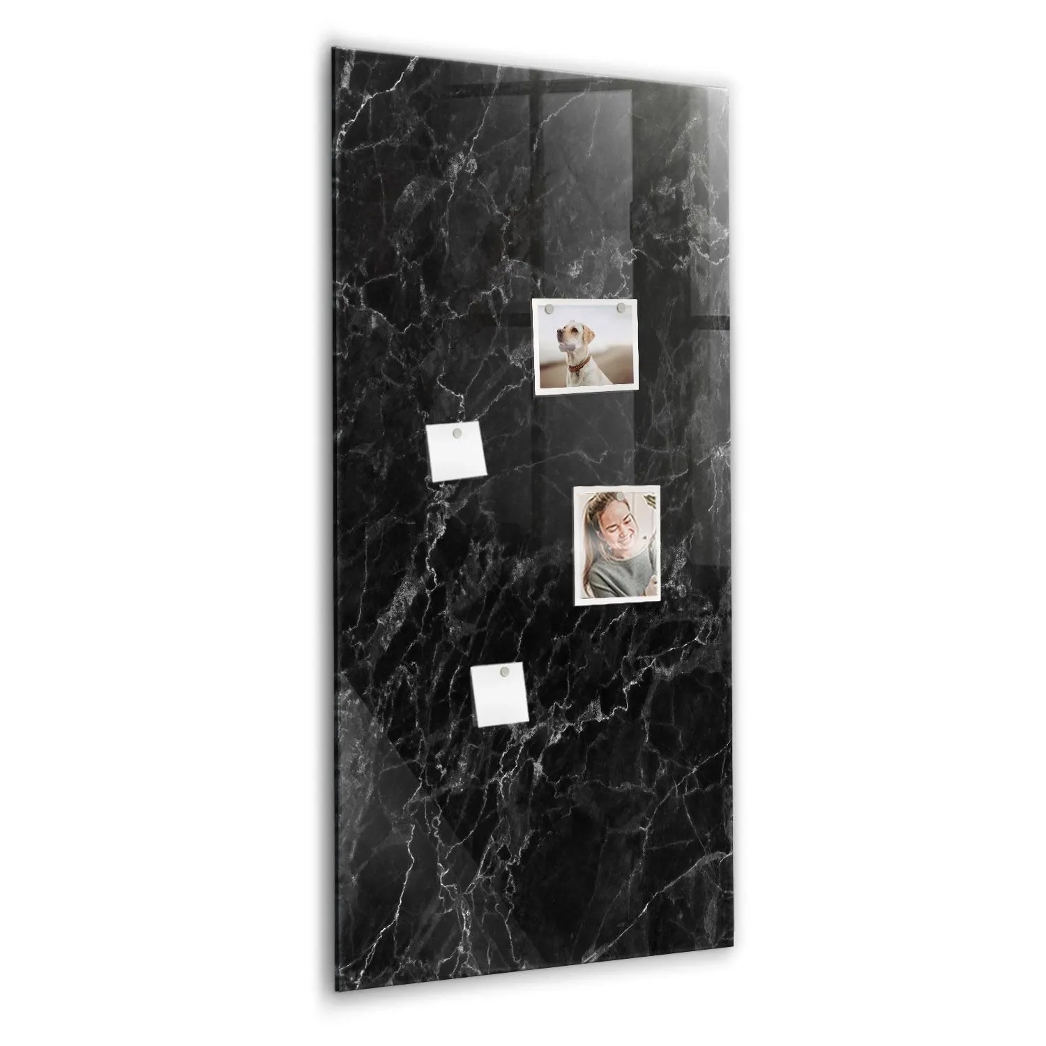 Tulup Magnettafel Beschreibbar Dunkler Marmor 60x120 cm Magnettafel Küche G günstig online kaufen