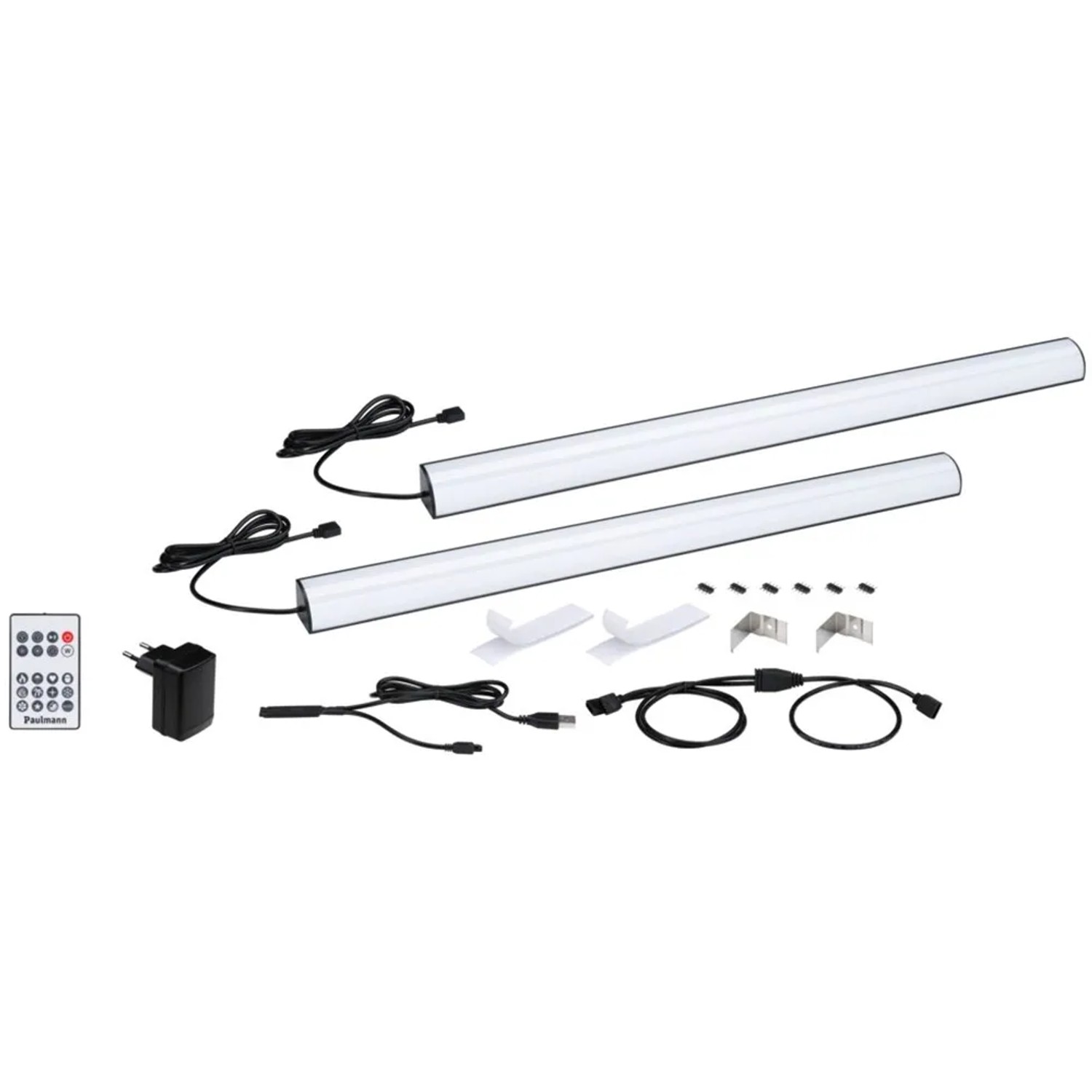Paulmann LED-Stehlampe EntertainLED Lichtsäule 2er Set mit Zubehör.