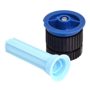Rain Bird Sprühdüse VAN 10 APG mit Filter für Versenksprüher, blau und schwarz.