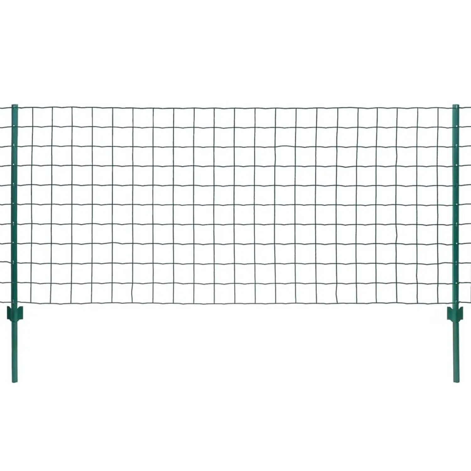 vidaXL Metallzaun Stahl 20 x 1,2 m Grün 142816 günstig online kaufen