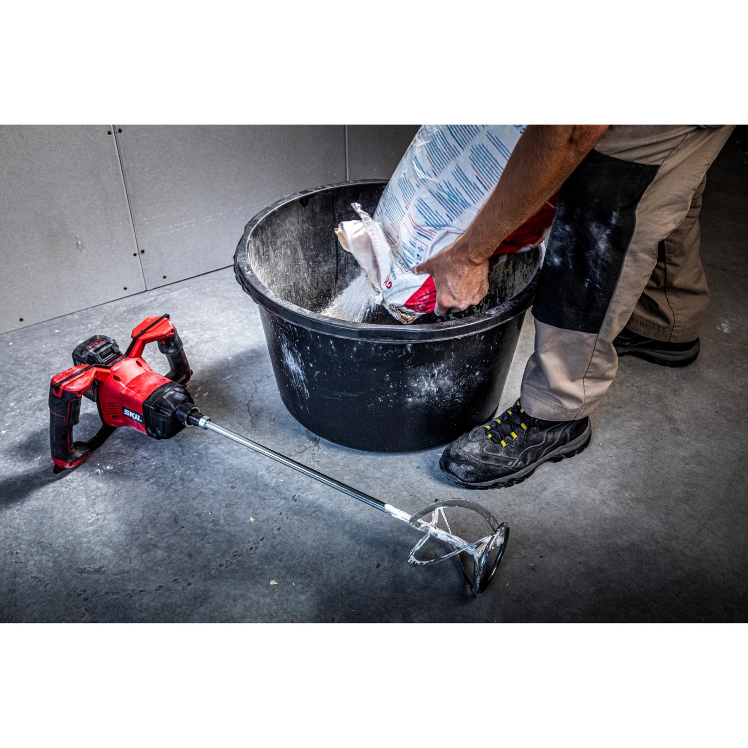 Skil Akku-Farb-Mörtelrührer Rührwerk 3171CA Bürstenlos Ohne Akku & Ladegerät_6