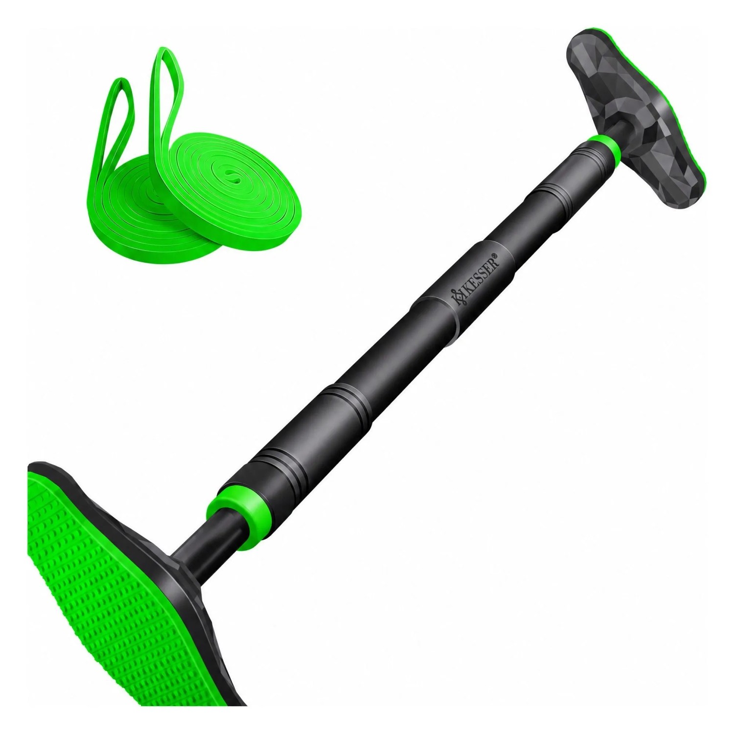 KESSER Klimmzugstange für Türrahmen 68 Bis 106 cm Bis 300 kg Grün