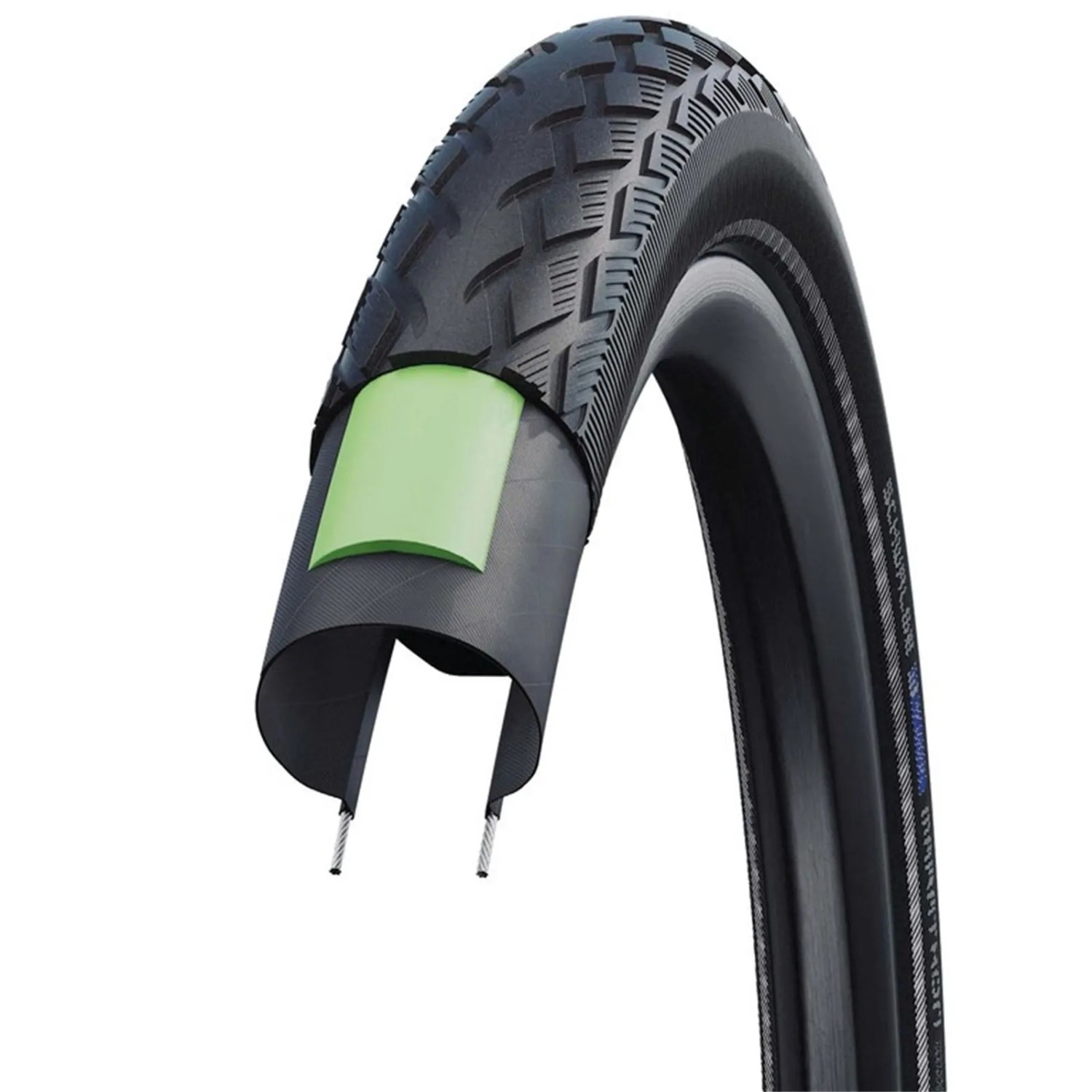 Schwalbe Reifen Marathon HS420 26x1.25 Zoll 32-559 sw-TwinSkin Refl.GG EC