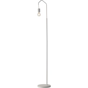 Weiße Luce Design Stehleuchte Habitat, 1-flammig, Ø 27 cm. Moderne Design-Stehlampe für Wohnzimmer und Büro.