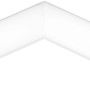 Weißer Alu Eckverbinder links für LED-Eckprofile, Eglo Corner Connector.